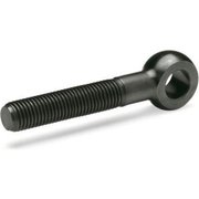 J.W. WINCO Swing Bolt, Steel, Black Oxide, M20 Thrd Sz, 100 mm Thrd Lg, 160 mm Overall Lg 1524-M20-140